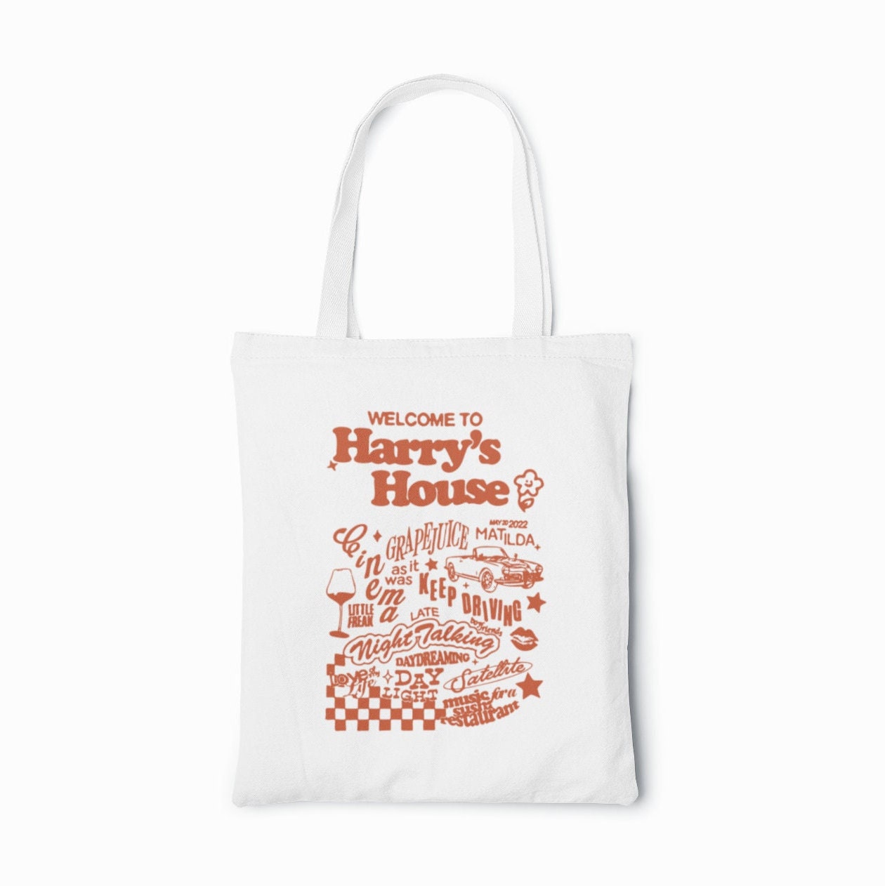 Discover Harry Styles Welcome to Harry's House Tote Bag, Harry Styles Tote Bag, Shopping Bag, Gift for Harry Styles Fans