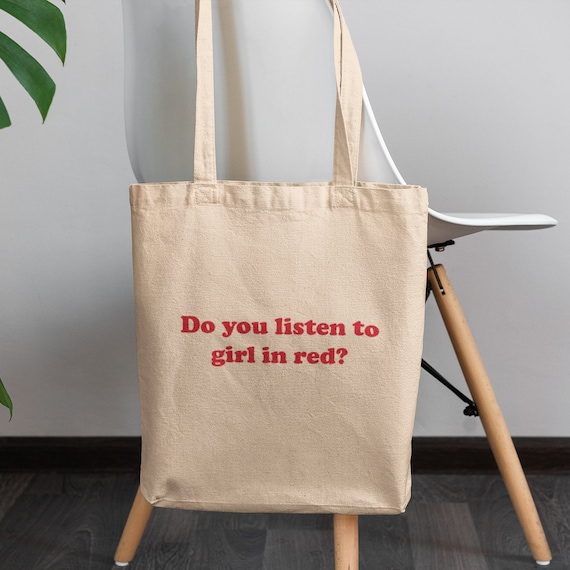 Ecoutez vous Girl in red Girl in Red Tote Bag Shopping Bag LGBT Etsy France