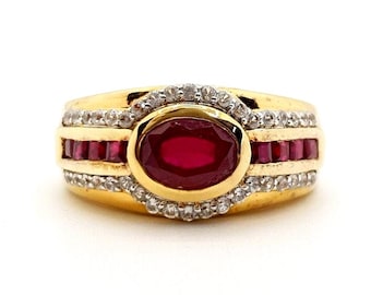 Natural top quality Niassa ruby stunning big oval ring in 925 Sterling Silver Exclusive ruby ring, cocktail ruby ring, solitaire ruby ring,