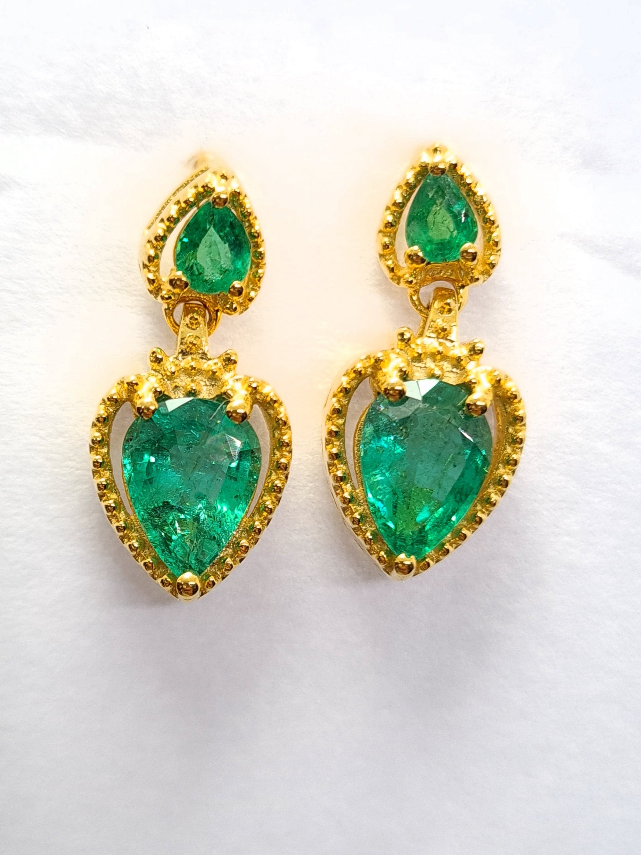 4mm Swarovski EMERALD crystal dangles in Sterling Silver wire wrapped-  charms- drops- jewelry making 72/144/432/1000Pieces jewelry finding