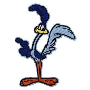 Op Road Runner geïnspireerde cartoonpatch | Opstrijken, naaien