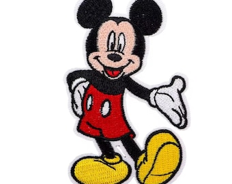 Mickey Mouse-patch opstrijkbaar | Geborduurde Disney-badge