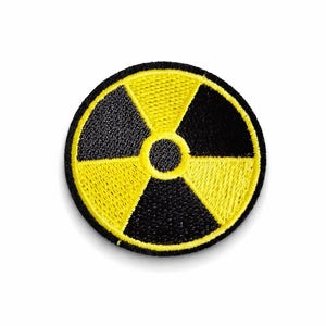 Strahlenschutz Aufnäher - Nuklearsymbol Aufnäher