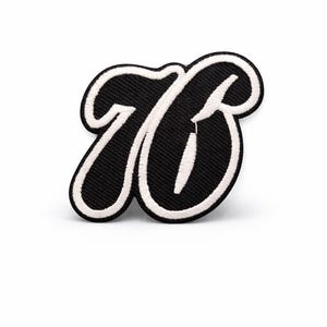 Toppa con logo Gas 76 – Nato nel 1976, toppa ricamata da applicare con ferro da stiro o da cucire