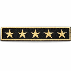 Army Soldat fünf goldene Sterne Aufnäher