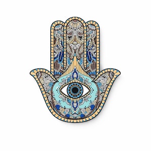 Third Eye Palm Hand Iron On Transfer for Clothing