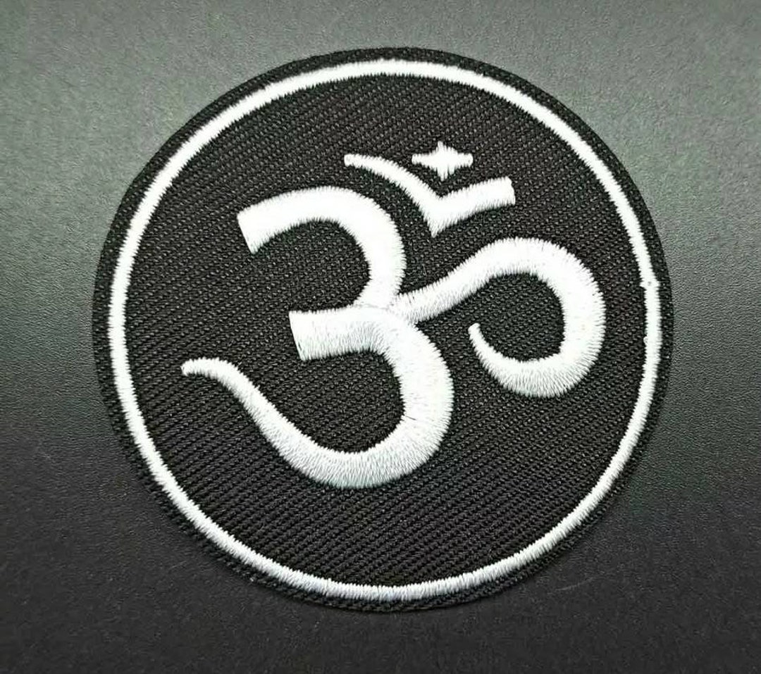 Om Mani Padme Hum Hindu Mantra Symbol Iron on Patch - Etsy