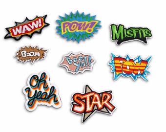 Comic Speech Bubble Aufnäher zum Aufbügeln oder Aufnähen