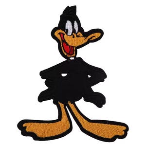 Parche bordado de Daffy Duck de Looney Tunes para planchar o coser
