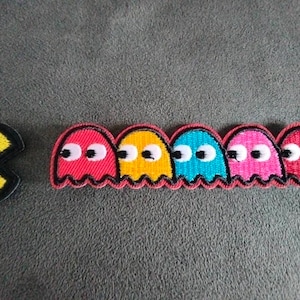1980 Nighteen Eighties Retro Ghost Game Iron On Patches