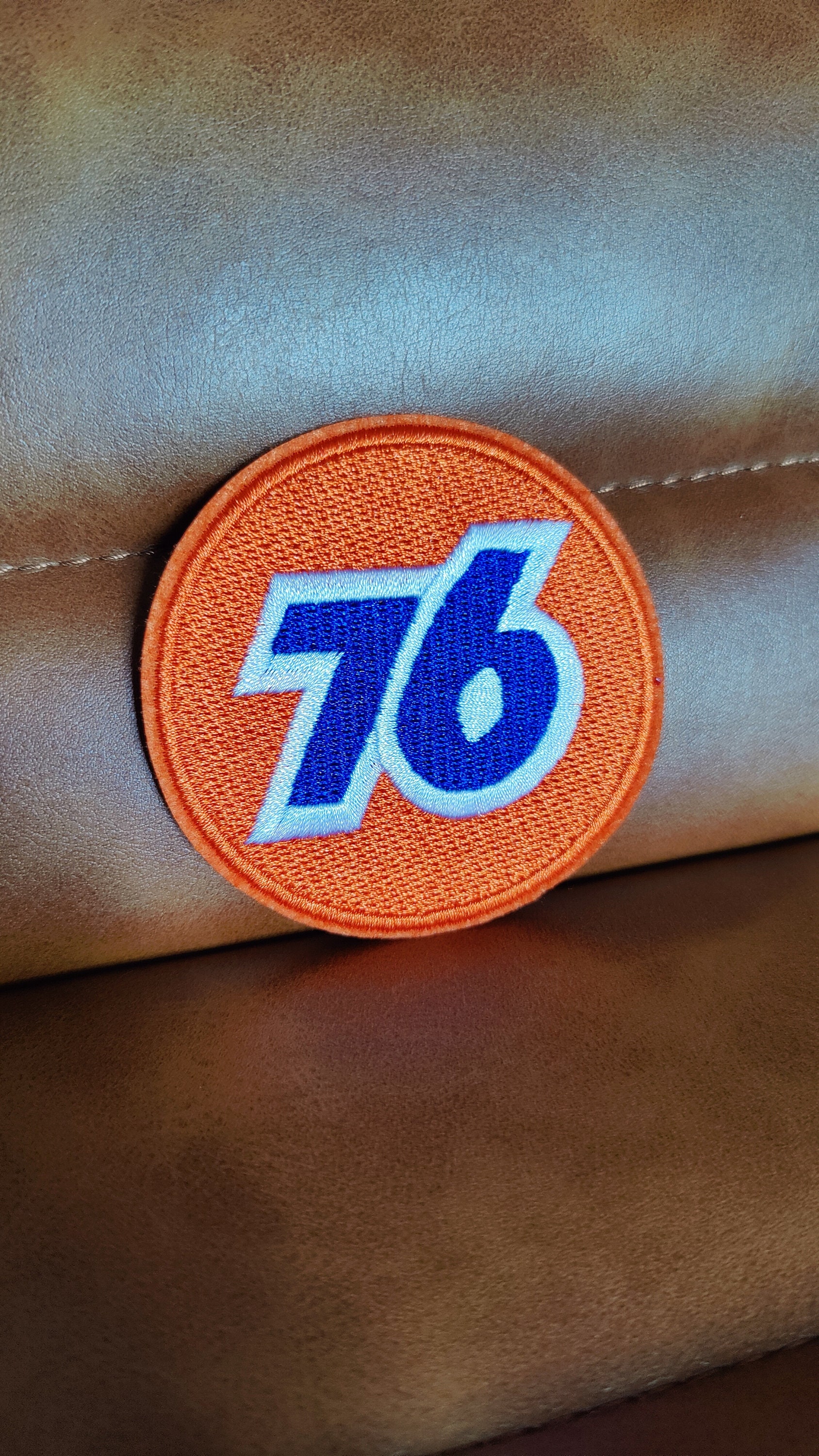 Union 76 ライトアップ 看板 ガソリンスタンド ネオンサイン