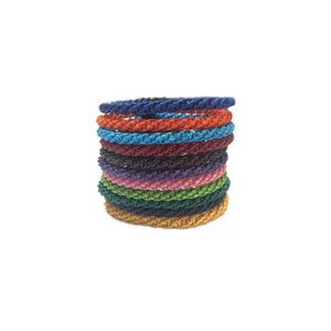 The DNA Waxed Cotton Skinny Wristband