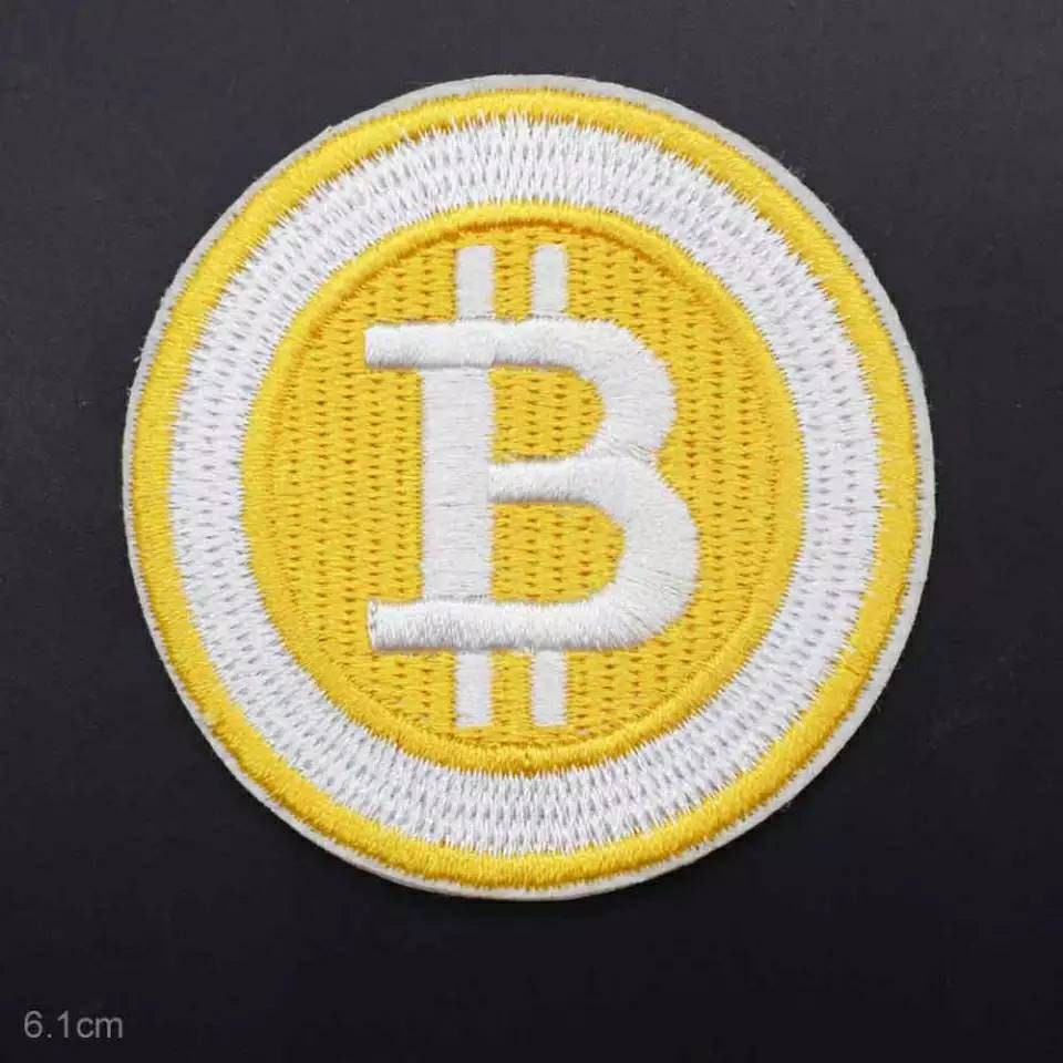 Bitcoin Patch Iron on | Crypto Coin Embroidered Badge - Etsy
