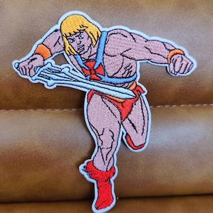 He Man Master Of The Universe Cartoon-strijkpatch