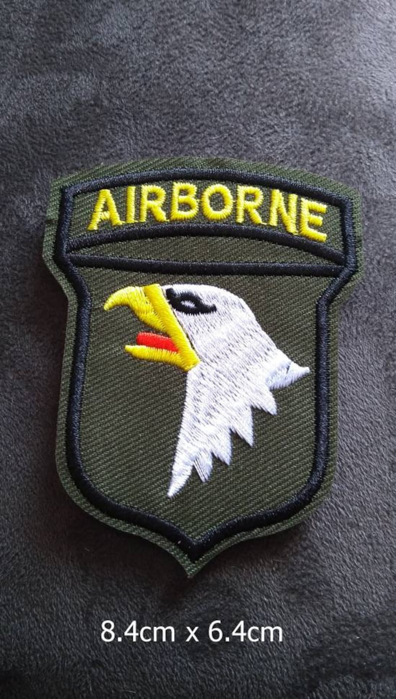 Airborne U.S Army Stars Embroidered Iron Sew On Patches Etsy