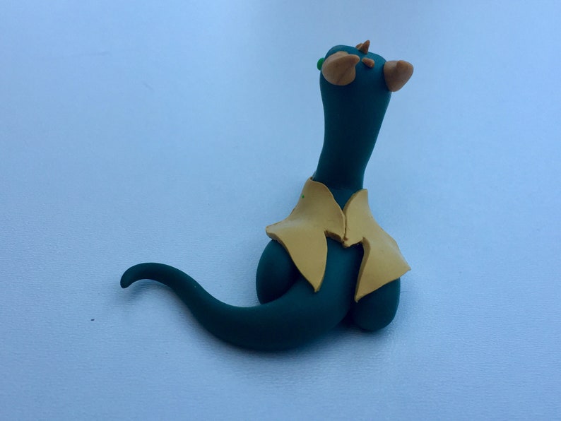 Dark green and Gold Dragon