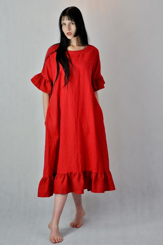 chinese dress ladies Women Summer Mini Sleeveless Ruffle Hem Short Loose Fit Beach Holiday Dress  Black S at Amazon Women's Clothing store main image 0