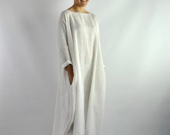 The Best HOUSE DRESS EVER with pockets, 100% linen no. 28