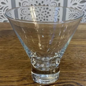 Lot 4 Vintage Martini-Gläser Stemless Gläser 4 &quot;&quot;