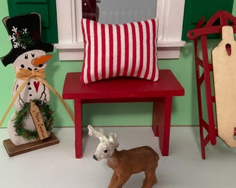 Dollhouse Miniature Reindeer 1:12 Scale