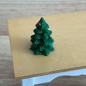 Christmas Miniature Tree, Tabletop Decor, Holiday Decor, 1:12 Scale Collectible