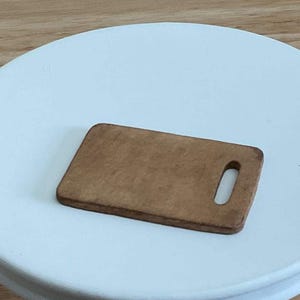 Dollhouse Miniature Wood Cutting Board Kitchen Baking 1:12 Scale