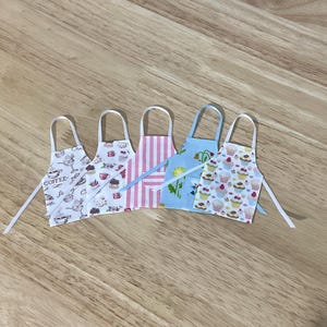 Handmade Dollhouse Miniature Apron, Multiple Patterns Available, 1:12 Scale