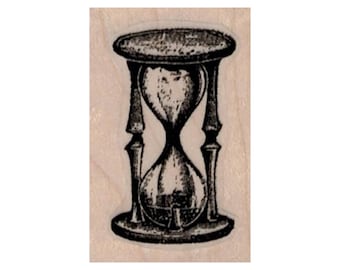 TIMBRO A CLESSIDERA, Timbro Orologio, Timbro Clessidra, Timbro Orologio a Sabbia, Timbro Orario, Timbro Timer, Timbro Ora, Timbro Vintage, Timbro Orologio