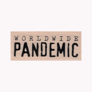 TIMBRE EN CAOUTCHOUC Pandémie mondiale, Tampon masque, Tampon Covid 19, Tampon maladie, Tampon quarantaine, Tampon pandémie, Tampon coronavirus, OMS, Malade