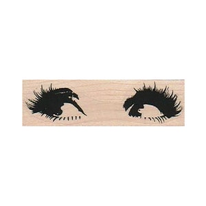 Eyes Looking Left RUBBER STAMP, Woman Stamp, Lady Stamp, Eyes Stamp, Seeing Stamp, Eye, Eyes, Face Stamp, Facial Features Stamp, Eyelashes