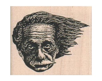 May include: A black and white illustration of a man's face with windblown hair. The man has a mustache and a serious expression.