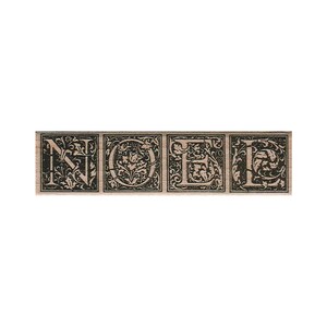 Noel RUBBER STAMP, Christmas Stamp, Winter Stamp, Holiday Stamp, NOEL Stamp, Yuletide Stamp, Christmas Card Stamp, Holiday Card Stamp