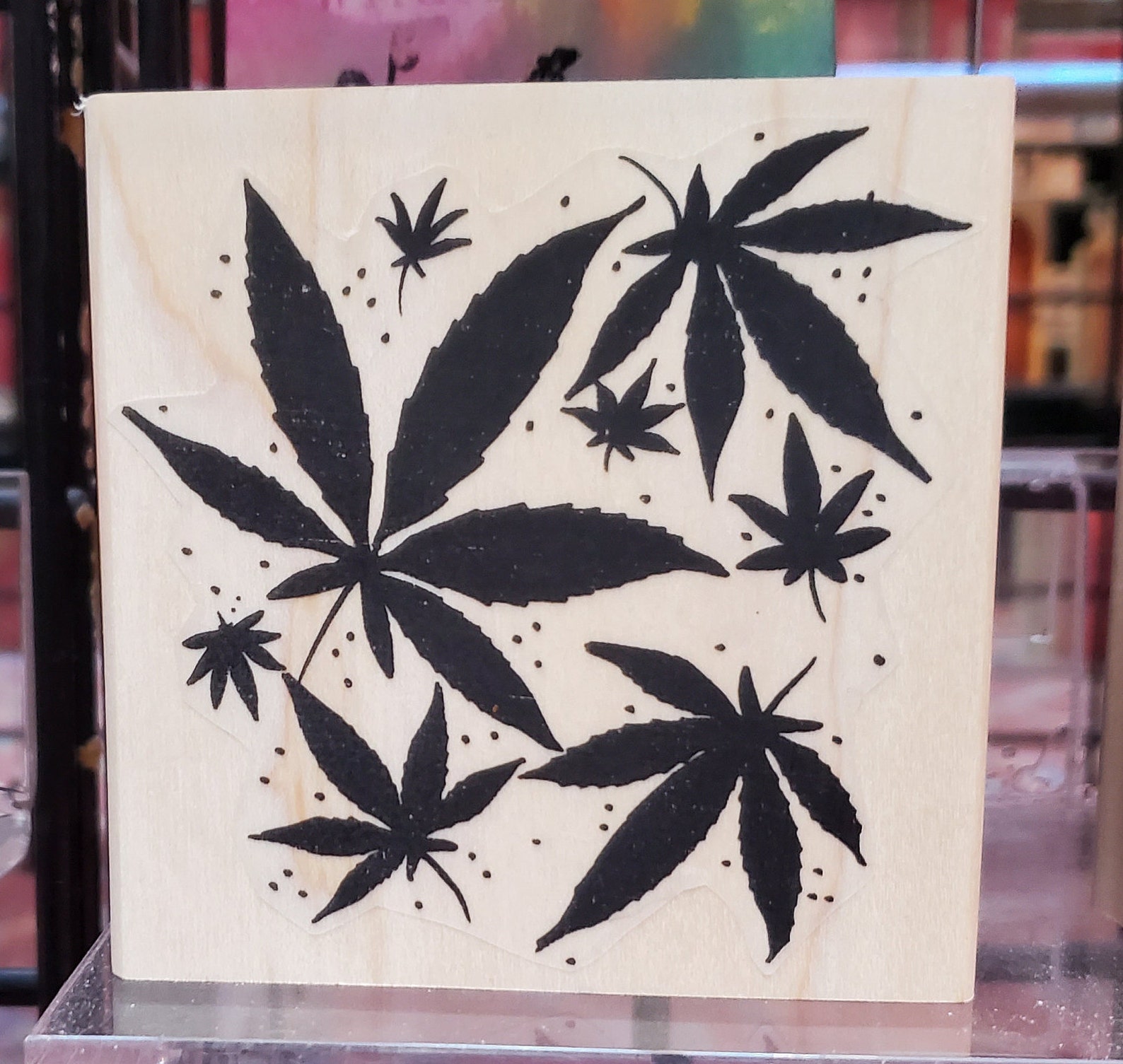 Pot Leaf RUBBER STAMP Hemp Stamp Marijuana Rubber Stamp - Etsy