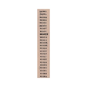 Righe di numeri TIMBRO IN GOMMA, Timbro numerico, Timbro numerico, Timbro con tecniche miste, Timbro con lettere e numeri, Timbro data, Timbro sfondo