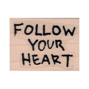 Banksy Follow Your Heart STEMPEL, Street Art Stempel, Banksy Stempel, Folge Deinem Herzen Stempel, Inspirational Stempel Banksy, Worte