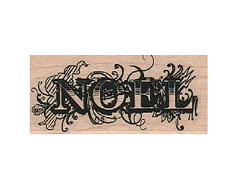 Noel RUBBER STAMP, Merry Christmas Stamp, Christmas Stamp, XMAS Stamp, Holiday Stamp, Christmas Cheer Stamp, Joy Stamp, Noel Stamp