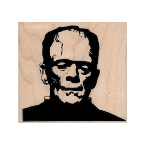 Frankenstein's Monster RUBBER STAMP, Halloween Stamp, Horror Movie Stamp, Frankenstein Stamp, Nightmare Stamp, It's Alive!, Monster Stamp