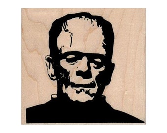 Frankenstein's Monster RUBBER STAMP, Halloween Stamp, Horror Movie Stamp, Frankenstein Stamp, Nightmare Stamp, It's Alive!, Monster Stamp