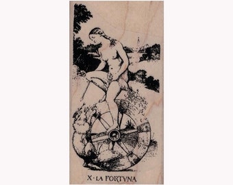 Fortune Tarot Card RUBBER STAMP, Fortune Teller Stamp, Magician Stamp, Tarot Card Stamp, Future Stamp, Magic Stamp, Fortune, Tarot Stamps