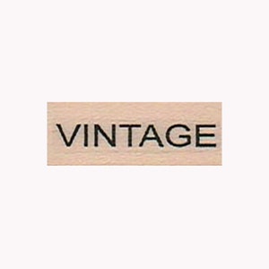 Vintage RUBBER STAMP, Fancy Vintage Stamp, Vintage Word Stamp, Vintage Writing Stamp, Word Stamp, Era Stamp, Age Stamp, Time Stamp, Vintage