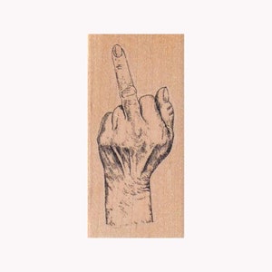 Mittelfinger STEMPEL, Vogel Stempel, Mittelfinger Stempel, Hand Stempel, Mittelfinger Stempel, FU Stempel, Du stempelst, Du stempelst