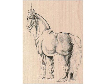 Unicorn RUBBER STAMP, Fantasy Stamp, Mystical Stamp, Mystical Creature Stamp, Unicorn Lover Stamp, Unicorn Gift Stamp, Magic Stamp, Magic