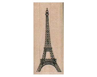 Eiffel Tower RUBBER STAMP, Paris Stamp, Travel Stamp, Vacation Stamp, Tourist Stamp, Architecture Stamp, France Stamp, Eiffel Tower Stamp