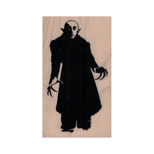 Vampire Nosferatu RUBBER STAMP, Halloween Stamp, Horror Movie Stamp, Vampire Stamp, Nightmare Stamp, Nightmare Man, Nosferatu Rubber Stamp