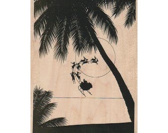 Snowflake Background RUBBER STAMP, Large Background Stamp, Card Making Stamp, Christmas Stamp, Winter Stamp, Snowflake Stamp, Snowflakes