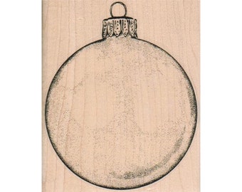 Ornament RUBBER STAMP, Tree Ornament Stamp, Christmas Ball Stamp, Christmas Ornament Stamp, Ornament Stamp, Christmas Decoration Stamp