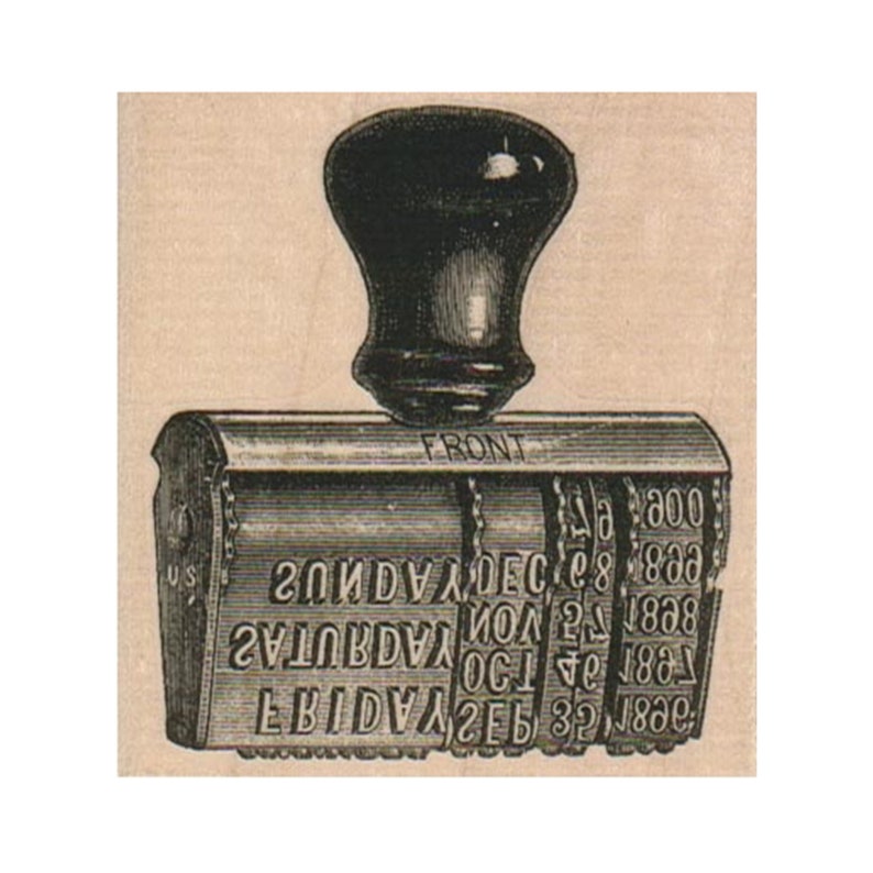 Vintage Date Stamp RUBBER STAMP Rubber Stamp Date Stamp Etsy