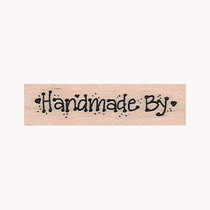 Handgemaakt door RUBBEREN STEMPEL, handgemaakte stempel, aangepaste stempel, handtekeningstempel, zelfgemaakte stempel, labelstempel, kunststempel, kaarten maken, kaarten