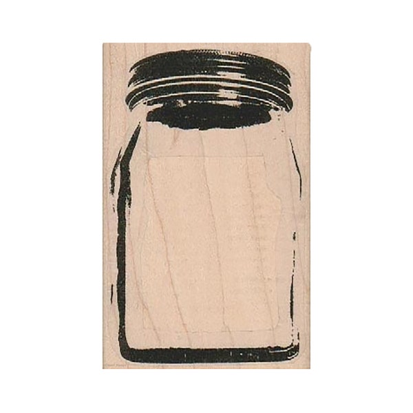Mason Jar RUBBER STAMP, Jar Stamp, Mason Jar Stamp, Mixed Media Stamp, Steampunk Stamp, Container Stamp, Jars Stamp, Mason Jars, Jug, Can