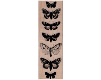 Butterfly Specimens RUBBER STAMP, Nature Stamp, Insect Stamp, Butterflies Stamp, Moth Stamp, Lepidopterist Stamp, Papillon Stamp